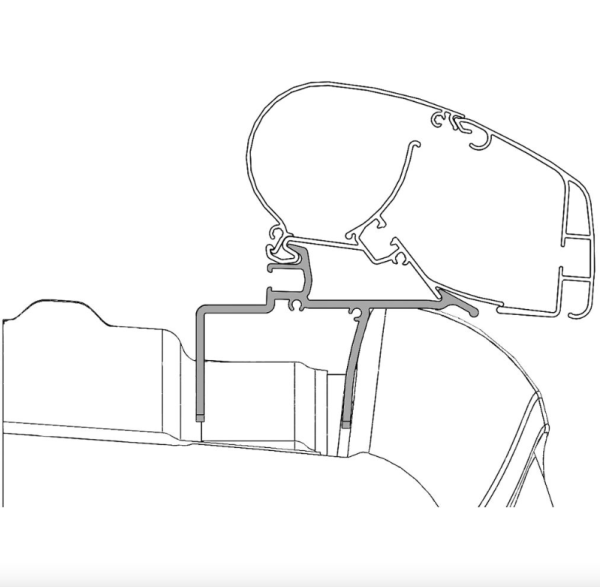 Адаптер VW Crafter с 2017 для маркиз Dometic PR2000, PR2500